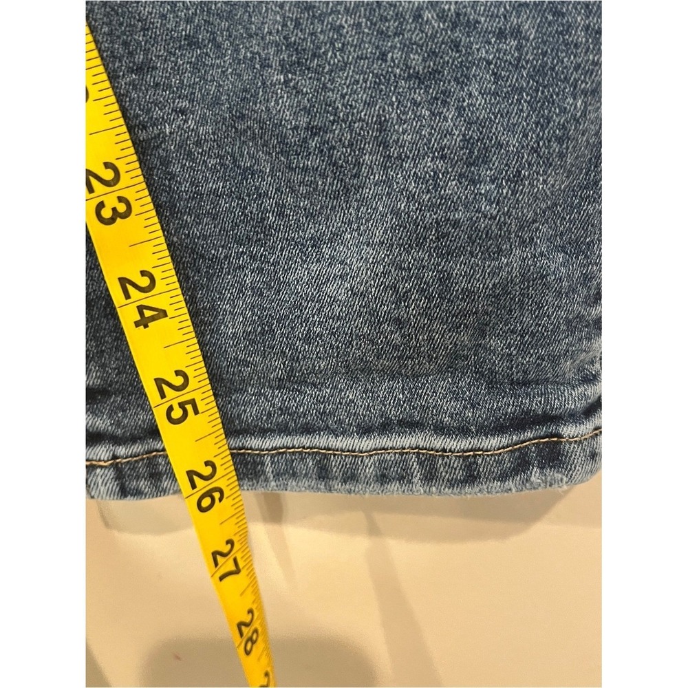 Good American Good Legs Crop Jeans Skinny Distressed Blue 20 High Rise Denim - Picture 5 of 7
